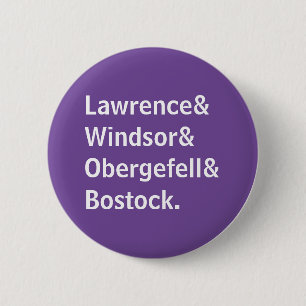 Badge Rond 5 Cm LGBTQ Cases Purple Button