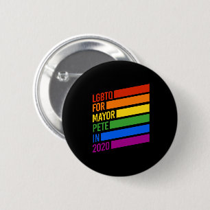 Badge Rond 5 Cm LGBTQ Pour Le Maire Pete 2020