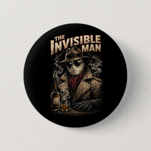 Badge Rond 5 Cm L'Homme invisible