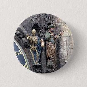 Badge Rond 5 Cm L'horloge astronomique