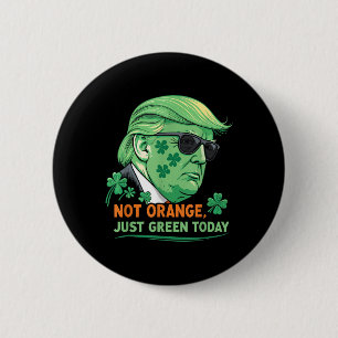 Badge Rond 5 Cm L'Humour Politique De Trump - Le Vert Est La Nouve