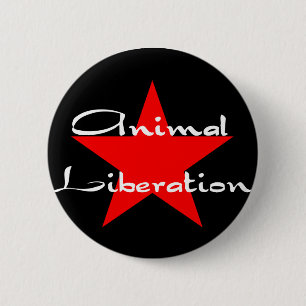 Badge Rond 5 Cm libération des animaux