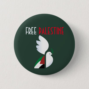 Badge Rond 5 Cm Libérer la Palestine