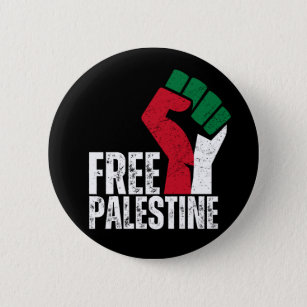 Badge Rond 5 Cm Libérez la Palestine Gaza - Liberté pour les Pales