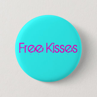 Badge Rond 5 Cm Libérez les baisers