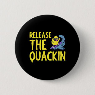 Badge Rond 5 Cm Libérez Quackin Gym Bodybuilding —