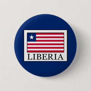 Badge Rond 5 Cm Libéria