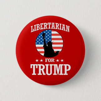 BADGE ROND 5 CM LIBERTARIEN POUR TRUMP