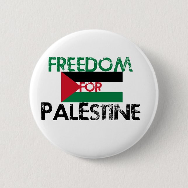 Badge Rond 5 Cm Liberté pour la Palestine (Devant)