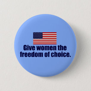 Badge Rond 5 Cm Liberté Pro Choice