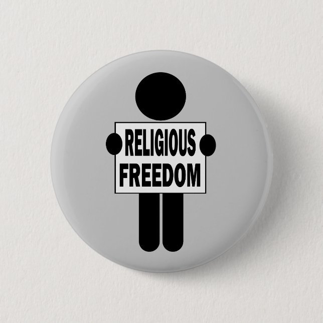 Badge Rond 5 Cm Liberté religieuse (Devant)