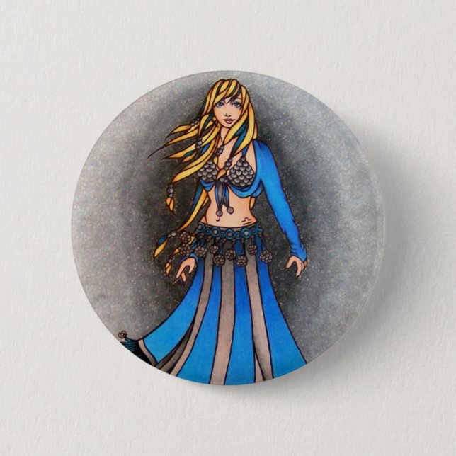 Badge Rond 5 Cm Libra Belly Dancer (Devant)