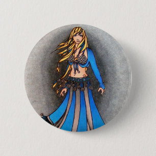 Badge Rond 5 Cm Libra Belly Dancer