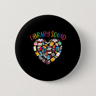 Badge Rond 5 Cm Libraire de Bookworm Book Lover