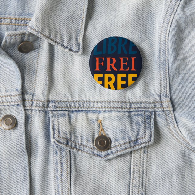 Badge Rond 5 Cm Libre (En situation)