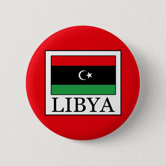 Badge Rond 5 Cm Libye (Devant)