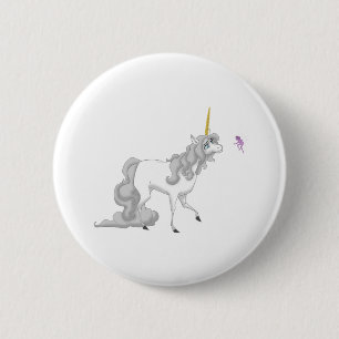 Badge Rond 5 Cm Licorne