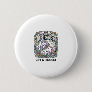 Badge Rond 5 Cm Licorne Conception de vecteur commercial de licorn