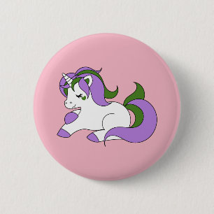 Badge Rond 5 Cm Licorne de Genderqueer