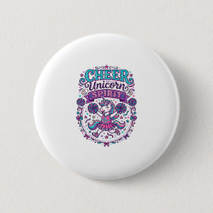 Badge Rond 5 Cm Licorne Joie Esprit Licorne Coloré POD Artwork_