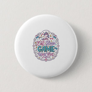 Badge Rond 5 Cm Licorne Manger Dormir Jeu Licorne Impression Ludiq