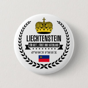 Badge Rond 5 Cm Liechtenstein