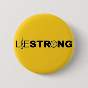 Badge Rond 5 Cm LIESTRONG - Lance Armstrong