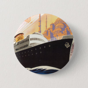 Badge Rond 5 Cm Ligne Adriatica