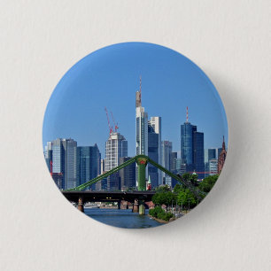 Badge Rond 5 Cm Ligne aérienne de Francfort