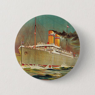 Badge Rond 5 Cm Ligne américaine norvégienne