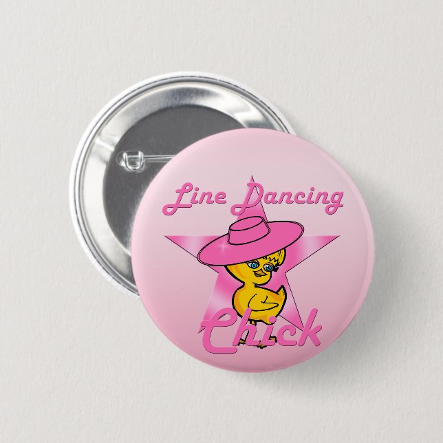 Badge Rond 5 Cm Ligne Dancing Chic #8 (Devant & derrière)