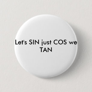 Badge Rond 5 Cm ligne de collecte de maths