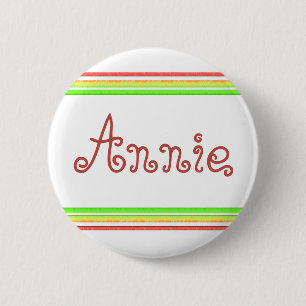 Badge Rond 5 Cm lignes colorées