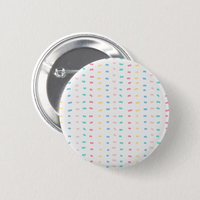 Badge Rond 5 Cm Lignes motifs (Devant & derrière)