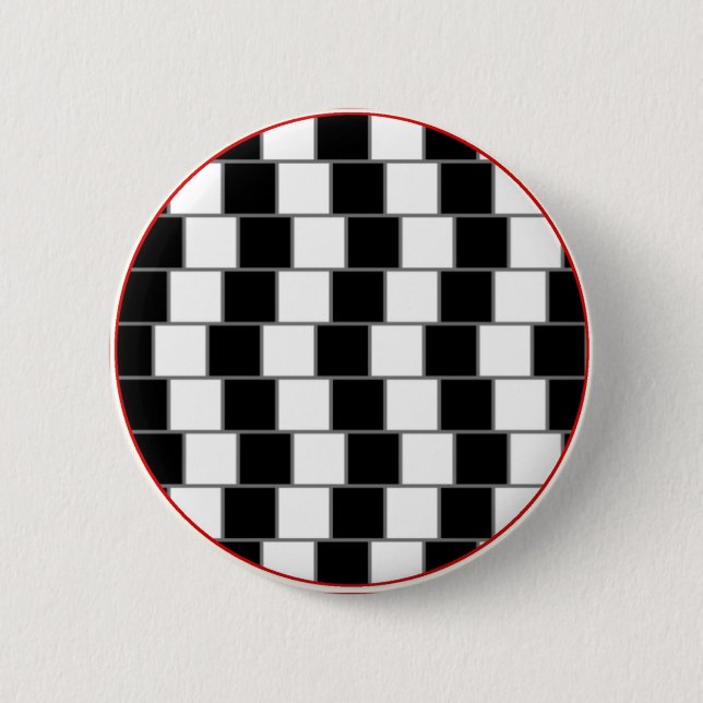 Badge Rond 5 Cm Lignes parallèles (Devant)