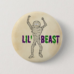 Badge Rond 5 Cm Lil' Beast Driving Police maman Halloween