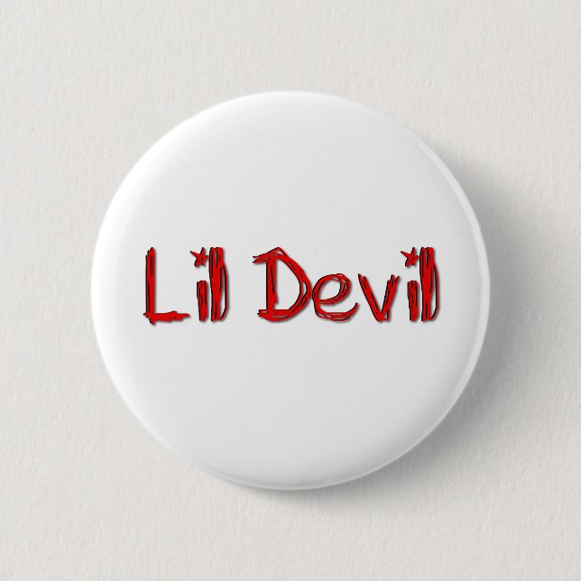 Badge Rond 5 Cm Lil Devil (Devant)