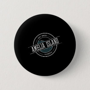 Badge Rond 5 Cm l'île Amelia