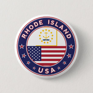 Badge Rond 5 Cm L'île Rhode