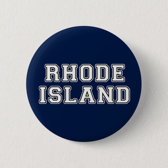 Badge Rond 5 Cm L'île Rhode (Devant)