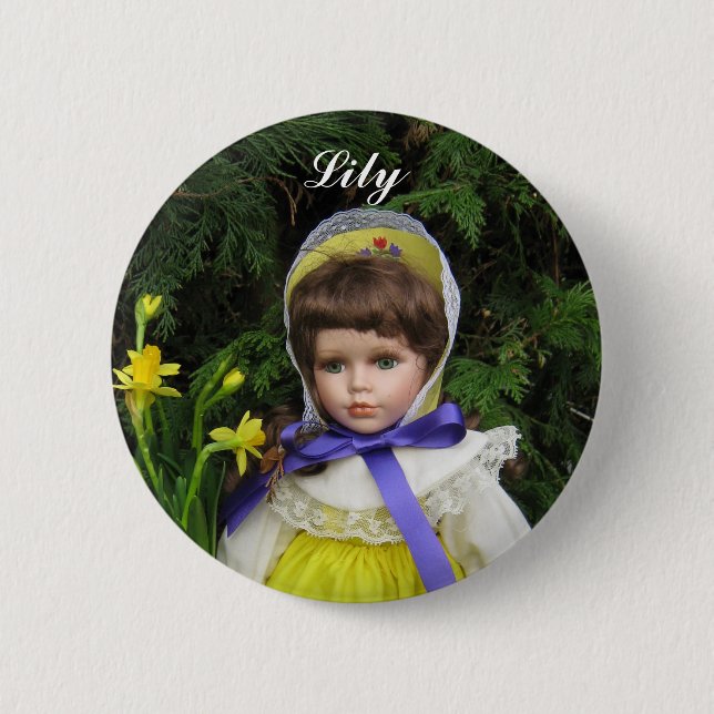Badge Rond 5 Cm Lily (Devant)
