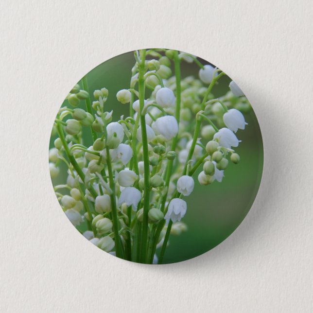 Badge Rond 5 Cm Lily de la vallée (Devant)