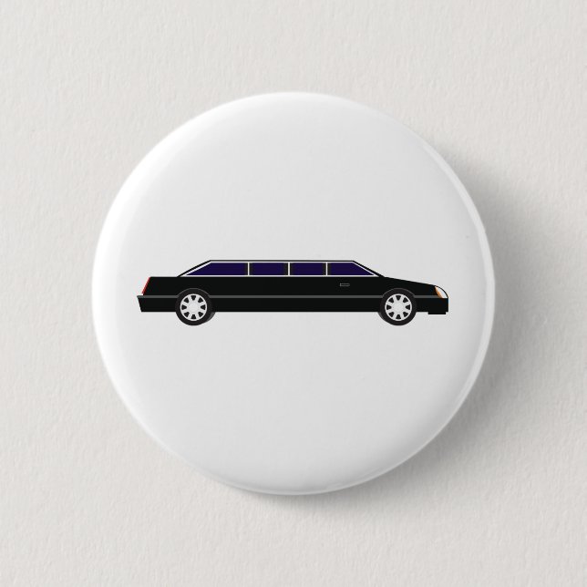 Badge Rond 5 Cm Limousine noire (Devant)