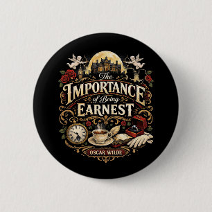 Badge Rond 5 Cm L'Importance d'être Constant