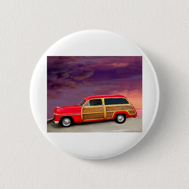 Badge Rond 5 Cm LIN55 Woody.tif rouge (Devant)