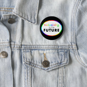 Badge Rond 5 Cm L'inclusion est l'AVENIR Neurodiversité Sensibilis