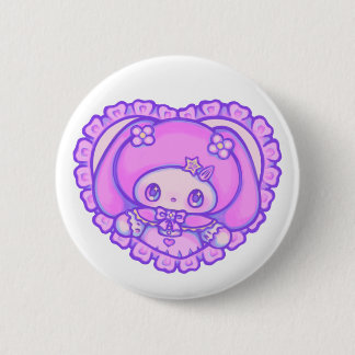 Badge Rond 5 Cm linda coneja melodia