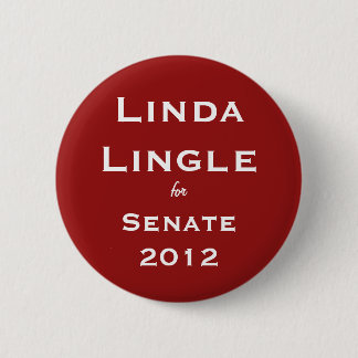 Badge Rond 5 Cm Linda Lingle pour le bouton de sénat