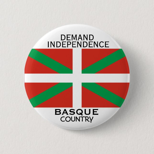Badge Rond 5 Cm L'indépendance du Pays basque (Devant)