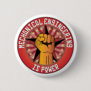 Badge Rond 5 Cm L'industrie mécanique est puissance